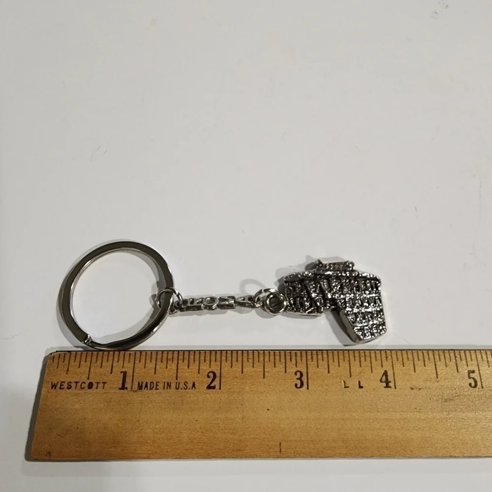 VTG Keychain Keyring Key FOB Roma Rome Italy Coliseum